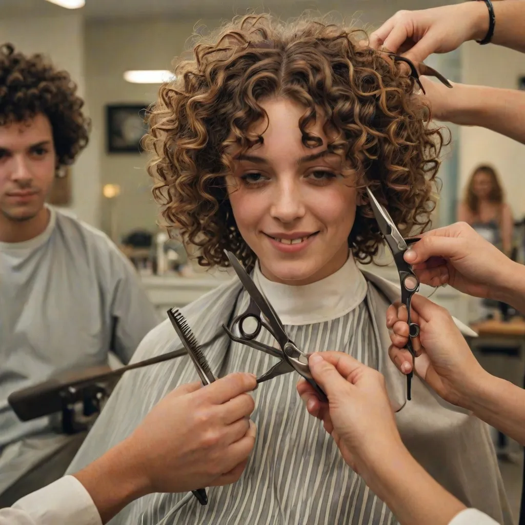 Jak obciąć kręcone włosy?