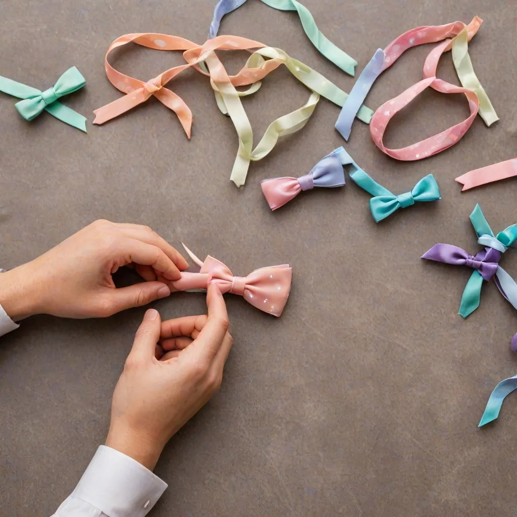 Jak zrobić krawat ze wstążki?